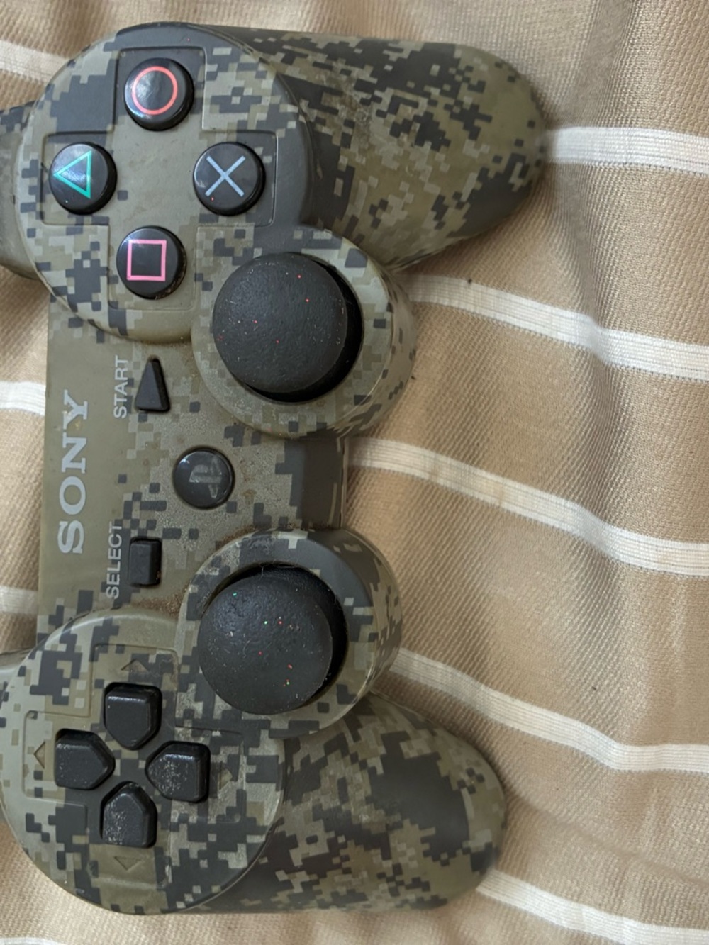Sony Dual Shock Green Digital Camo Wireless Controller for PlayStation 3